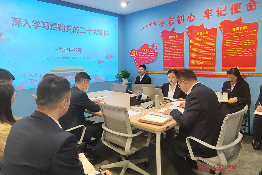 四川融创组织开展&ldquo;书记讲党课&rdquo;
