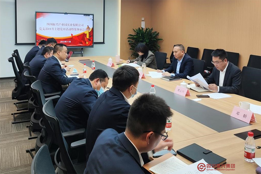 振兴实业党支部开展主题党日活动暨集体廉洁谈话