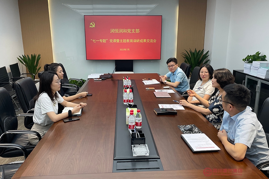 润恒润和党支部开展支部书记讲党课暨主题教育调研成果交流活动