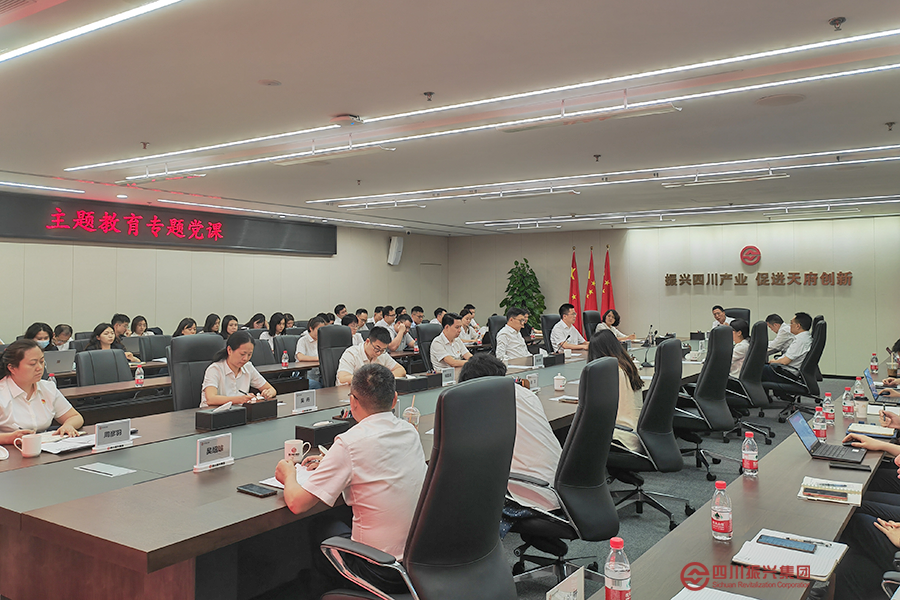 杨旭讲授主题教育专题党课