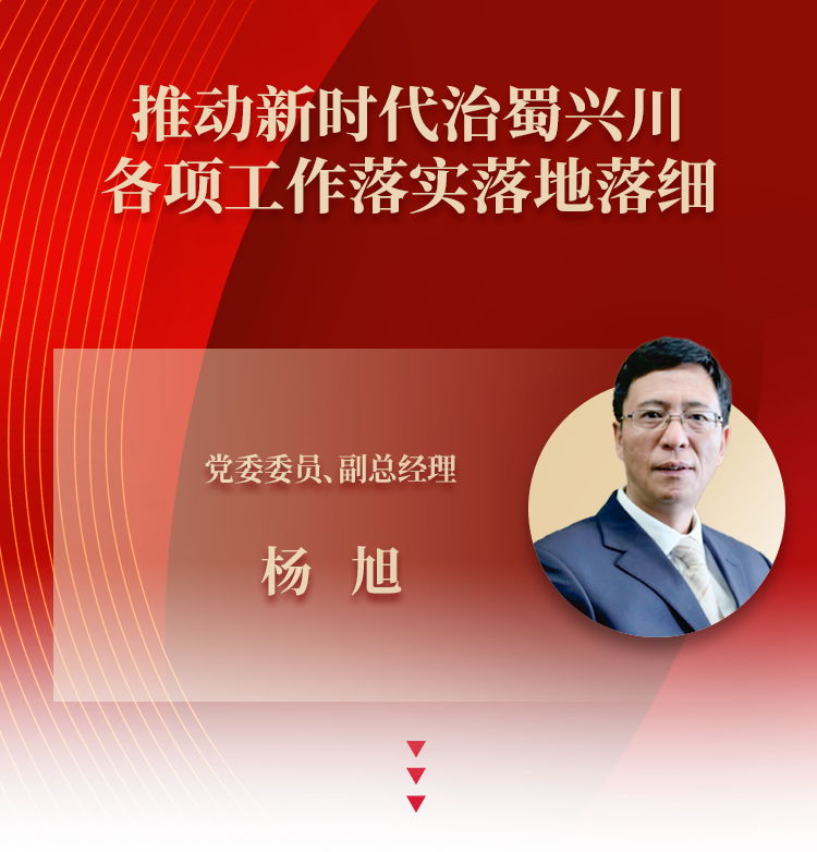 杨旭：推动新时代治蜀兴川各项工作落实落地落细