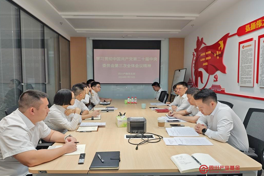 四川产融召开专题会议传达学习贯彻党的二十届三中全会精神